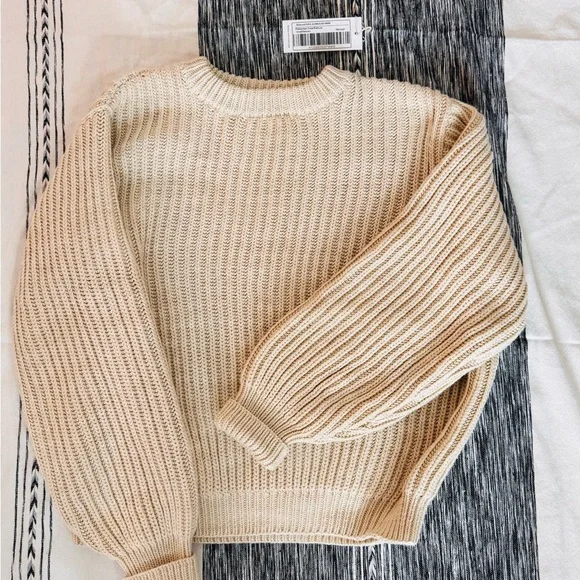 Misha and Puff Fisherman Sweater Marzipan - Picture 3 of 3